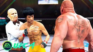 UFC4 Bruce Lee vs Brock Edward Lesnar EA Sports UFC 4 PS5