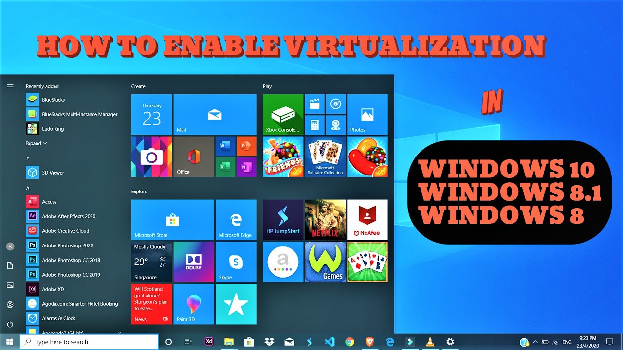 How to enable Virtualization (VT-x) in Bios Windows 10 # ...