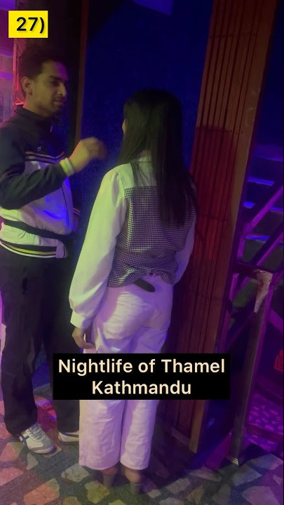 Thamel nightlife :  Dance & girls #ytshorts #minivlog #nepal