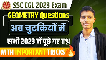 Part 4||ALL Geometry Questions Asked In SSC CGL 2023 Exam Solution|SSC CGL 2023 Paper Solution #ssc