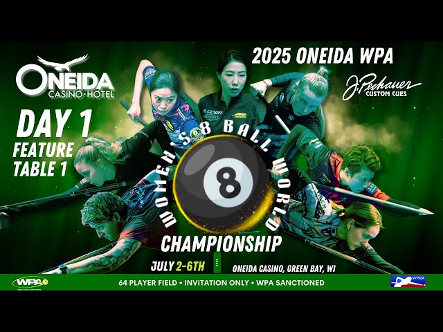 Kristina Tkach vs Elise Qiu - 2025 ONEIDA WPA Women's 8-Ball World