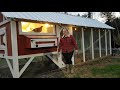 Carolina Coops style DIY chicken coop