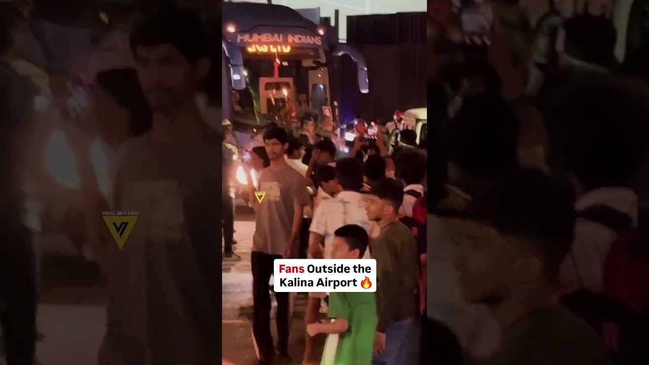 Fans Outside the Kalina Airport