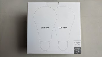 LUMIMAN Smart Light Bulb (Multicolor) Unboxing / Review