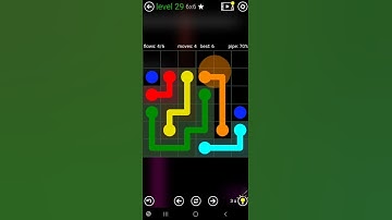 How To Solve Flow Free Classic Pack Level 29 6x6 Board Walk Through Solution Walkthrough