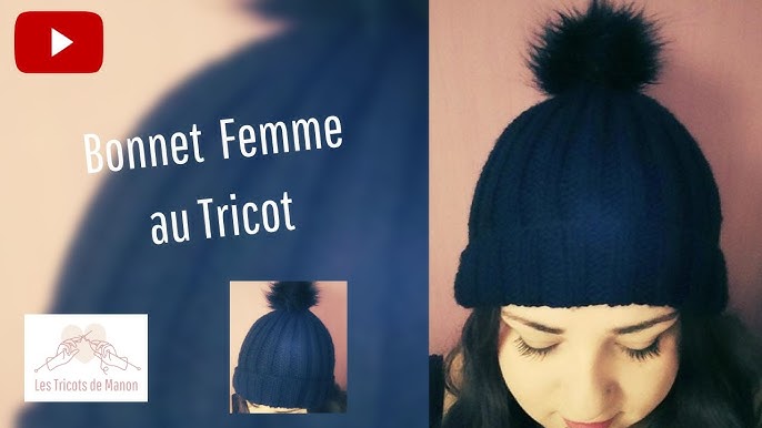 YAKASU Bonnet Femme Hiver - Chapeau Femme Pompon Bonnet en Tricot C