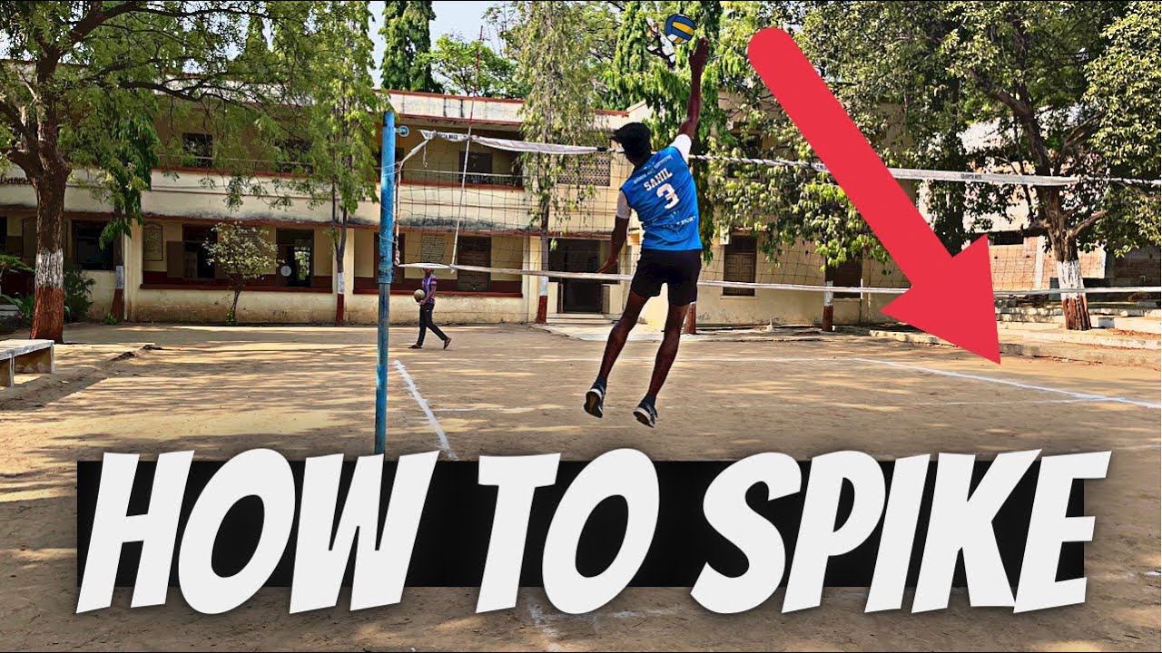 How to Spike a Volleyball #volleyball #spike #abvolleyball - YouTube