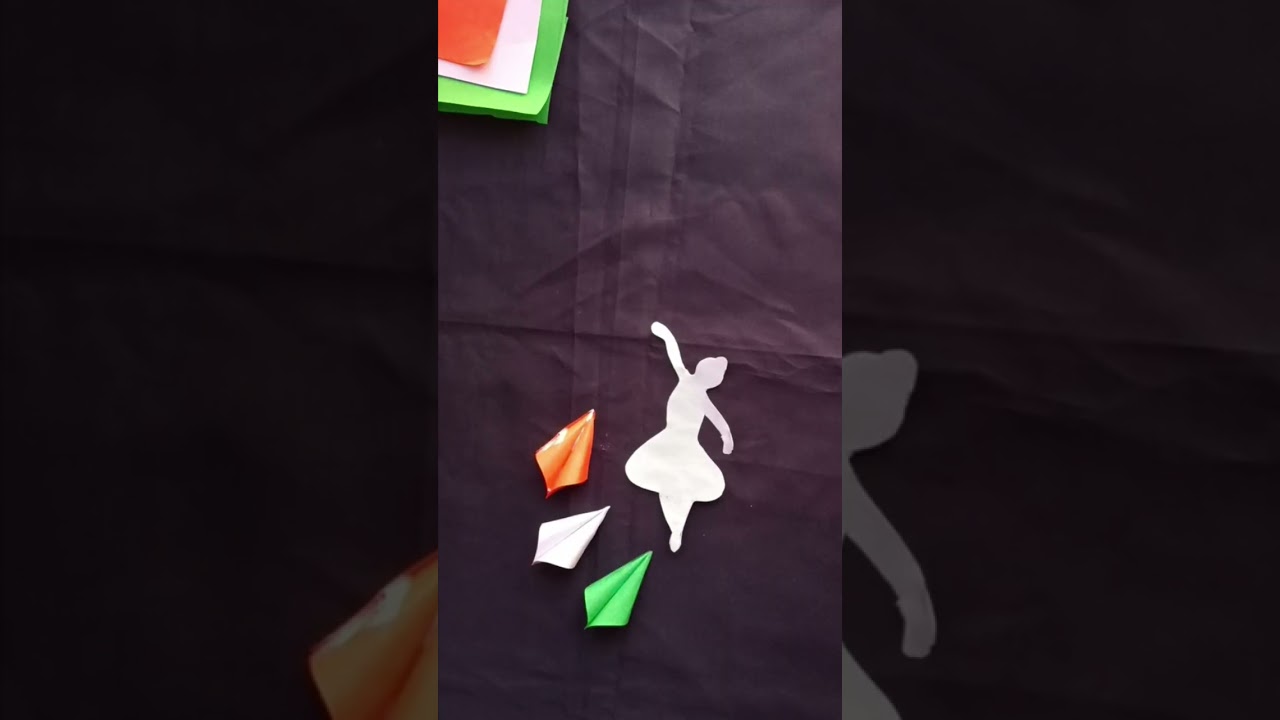 Republic Day Special Craft। Tricolour Paper Craft Idea। Tiranga Paper Doll 