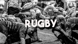 Rugby - Black and white photo