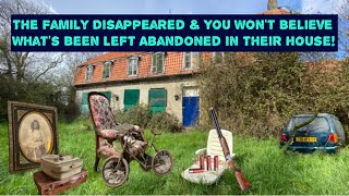 The Family Disappeared And Their Home Was Completely Abandoned With Everything Left Inside..
