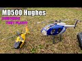 Roban 250 size md500 hughes fuselage  unboxing  test flight m2 exp mechanics