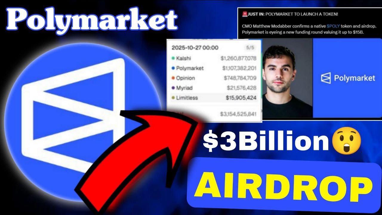 New Airdrop Opportunity - $POLY Token Airdrop | Polymarket Prediction Market Airdrop