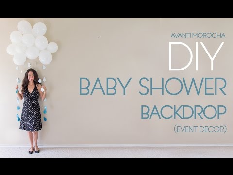 Diy Baby Shower Backdrop Youtube Diy Baby Shower Backdrop Youtube