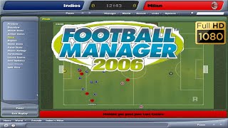 Football Manager 2006 (2005) - Gameplay (PC/Win 10) [1080p60FPS]