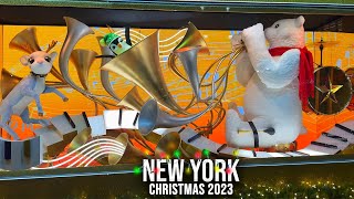 NYC Christmas Walk 2023 ✨ Macy's Holiday Windows 2023 ✨