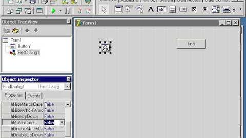 48 Delphi 7 Компоненты FindDialog, ReplaceDialog