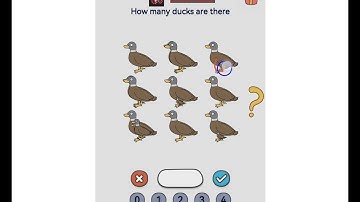 Brain out 2 level 212 how many ducks are there Walkthrough Solution