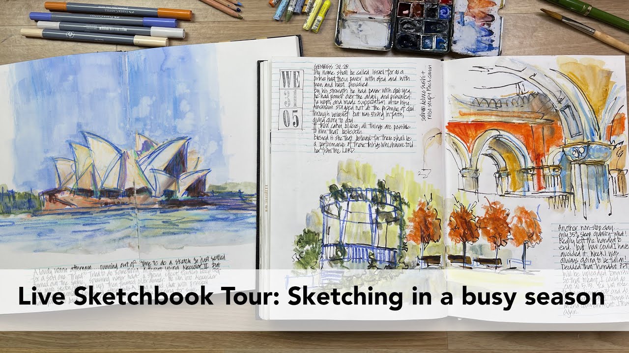 My travel sketching kit and workshop stuff - Liz Steel : Liz Steel