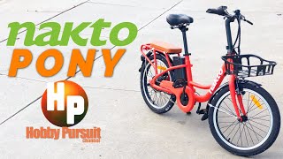 Vignette de la vidéo "2021 Nakto Pony 20" Cargo City $649  FAMILY Electric Bicycle Demo Video E-Bike"