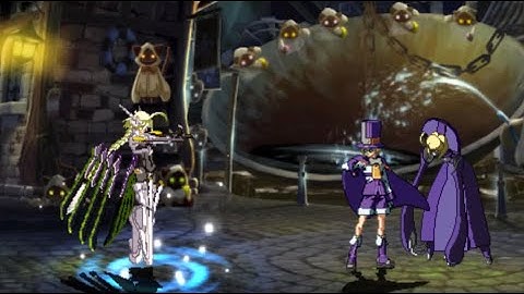 Lambda-11 vs Carl Clover (BlazBlue Continuum Shift II)