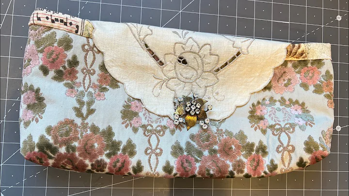 #slowstitching craft with me | hand stitched pouch for @PandorasJunkJournals