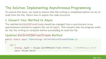 Resolving the System.IO.IOException in C# : How to Properly Access a File for SHA256 Sum Calculation