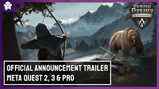 Medieval Dynasty: New Settlement | Announcement Trailer | Meta Quest Platform