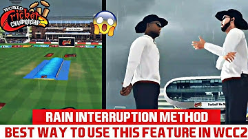 WCC2 V3.0 RAIN INTERRUPTION FEATURE | HOW TO USE RAIN INTERRUPTION & D/L METHOD IN WCC2 | MUST WATCH