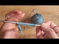 Montage  lallemande german twisted cast on  tutoriel tricot