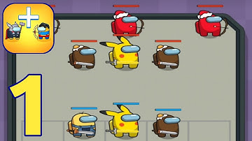 Merge Imposter Alien Battle - Gameplay (android/iOS) Levels 1-10