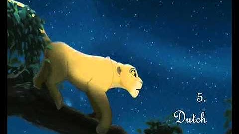The Lion King 2 - Love Will Find A Way My top 10 voices of kiara