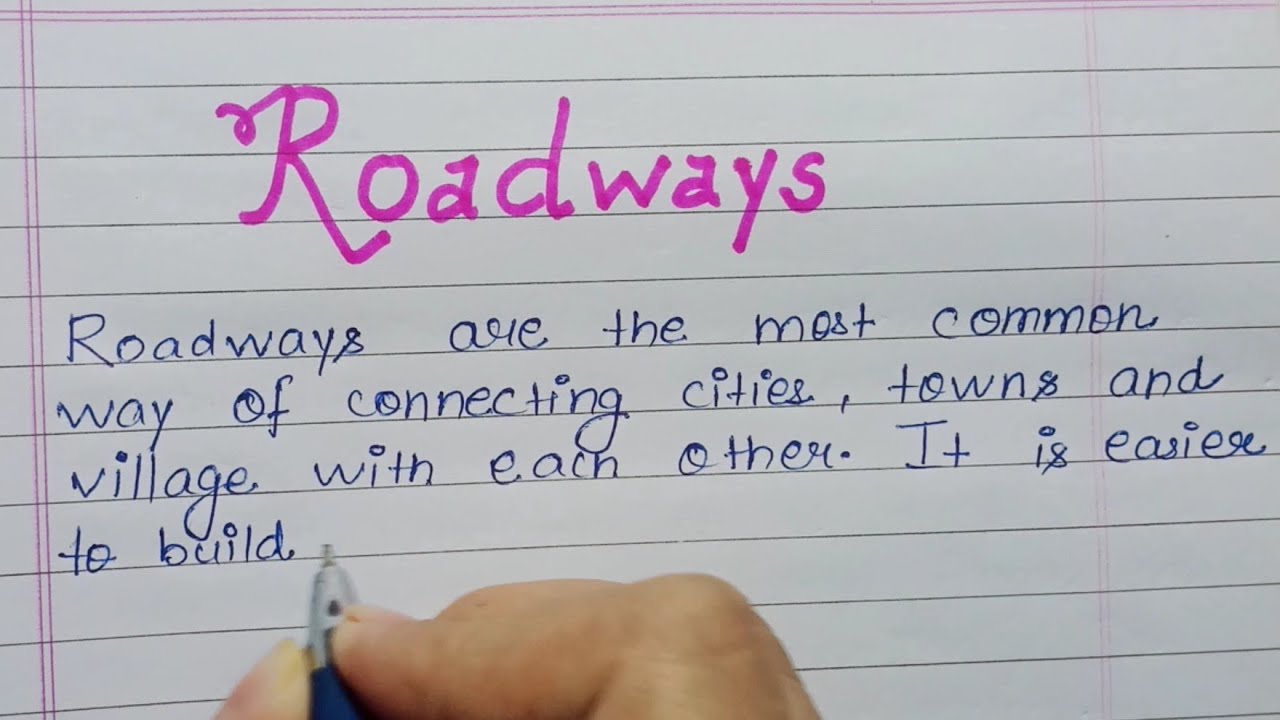 essay about two roads