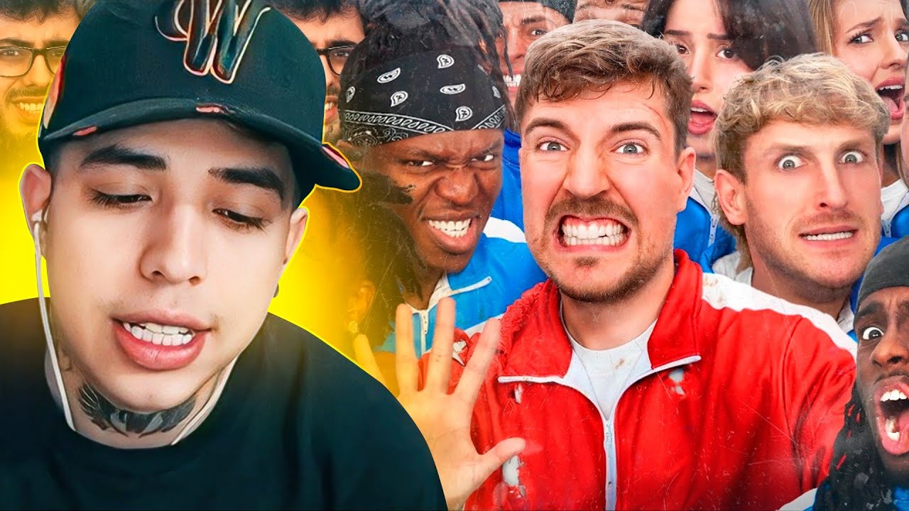 REACCIONANDO A 50 YOUTUBERS PELEAN POR $1,000,000 - MRBEAST | WESTCOL