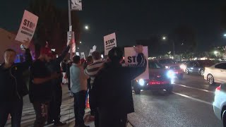 KSEE 24 News Protest north Fresno