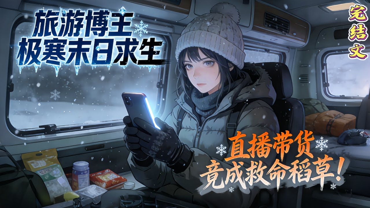 【末日絕地直播】🎥 極寒中我竟開直播教求生！從被罵「囤貨自私」到成為國家認證救援站…這一路太撕裂！📢❤️#末日 #極寒 #生存 #囤貨 #重生 #打臉 #直播  #小說 #逆襲#有声书 #有声小说