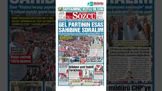 Sözcü Gazetesi 1. Sayfa - 27 Mayıs 2026