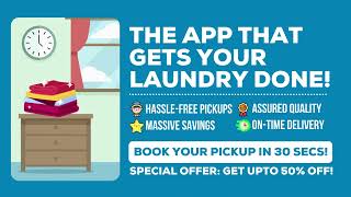 THE APP THAT GETS YOUR LAUNDRY DONE | It's that easy. Try now. | Dhobi G screenshot 2
