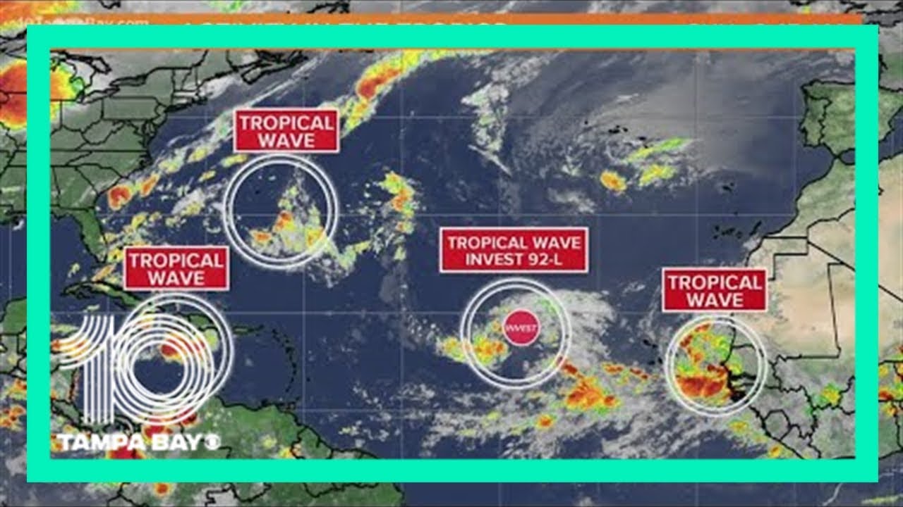 8 a.m. Sunday: NHC closely watching 4 areas of potential tropical ...