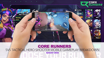 Core Runners | 5v5 Tactical Hero Shooter Mobile Gameplay Breakdown