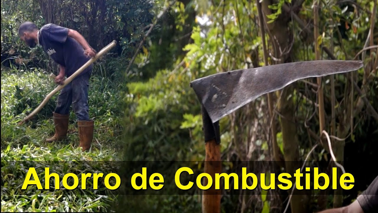 Construcción y utilización de una guadaña en vez de un equipo a motor ...