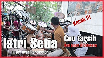 Aksi Kocak Ceu Tarsih Ikut Joged | RUSDY OYAG PERCUSSION | ISTRI SETIA
