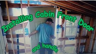 How to easily install a door and handle