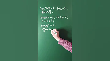 Что такое Арксинус, Арккосинус, Арктангенс и Арккотангес?