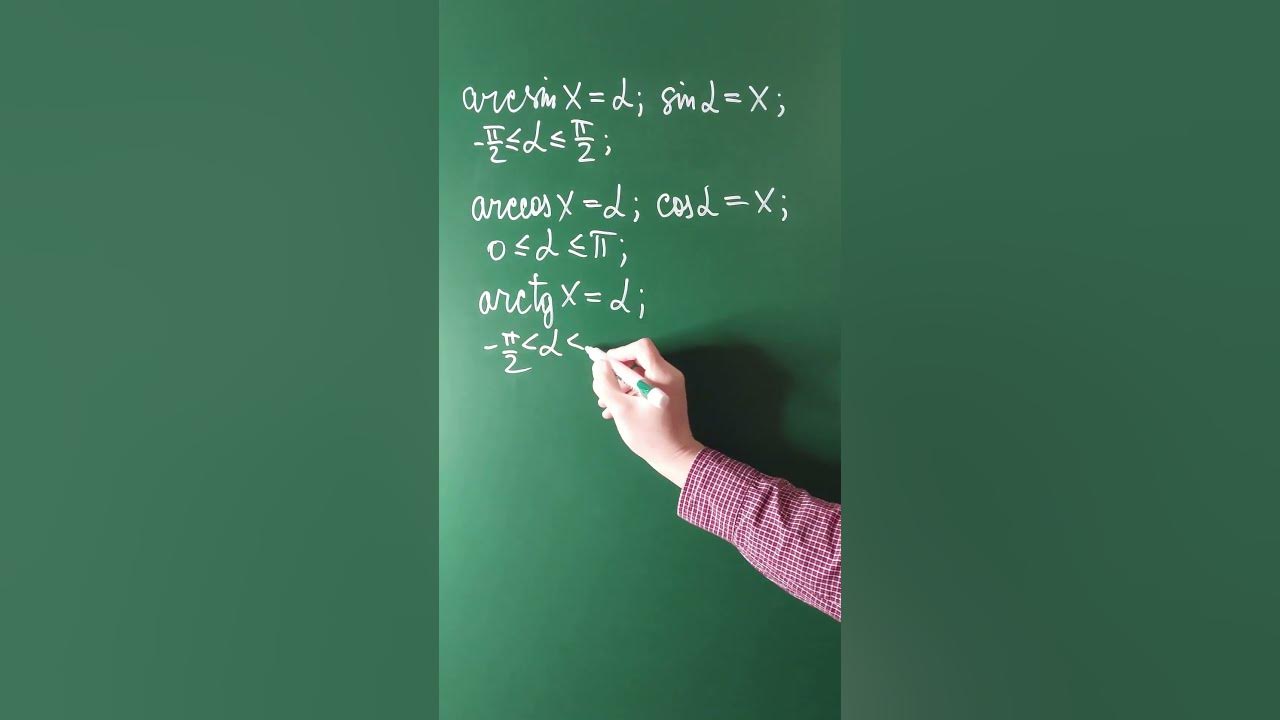 Что такое Арксинус, Арккосинус, Арктангенс и Арккотангес? - YouTube