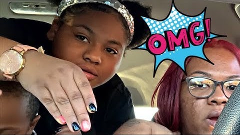 MY DAUGHTER GET HER FIRST ACRYLIC NAILS/ VLOGTOBER DAILY VLOG