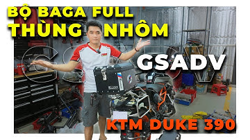 Bộ baga full & thùng nhôm GSADV cho KTM DUKE 390