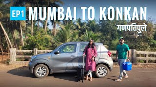 EP 1  Mumbai to Konkan by car | Mumbai Goa Highway | Ganpatipule Beach | Celerio Car