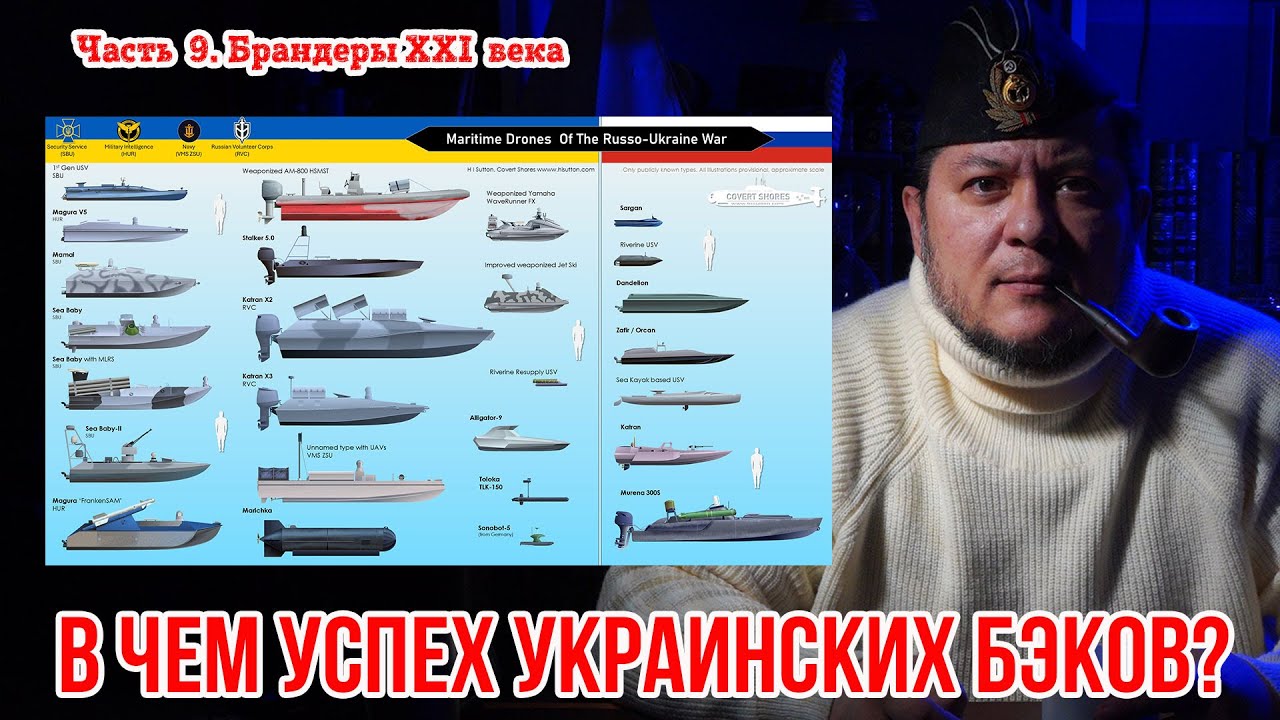 Часть 9.  Брандеры 21 века. В чем успех украинских  БЭКов?