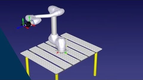 basic pick and place using robodk| #robotics