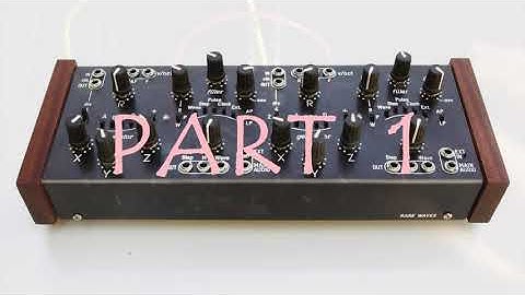 Mystery synth prototype with generative oscillators from Rare Waves